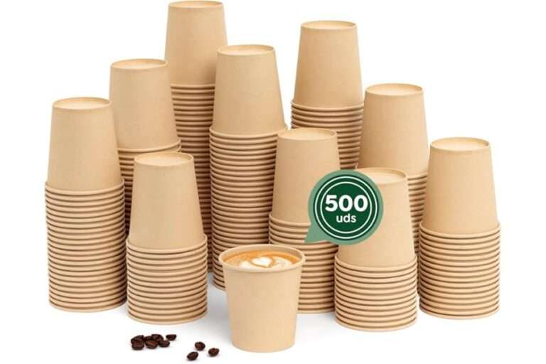 Lee más sobre el artículo Análisis Brutal + Comparativa MAXI PRODUCTS – 500 unidades Vasos Café Desechables – Vasos Cartón – Vasos Desechables Catering – Vasos Café para Llevar – Va