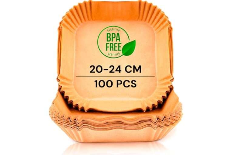 Lee más sobre el artículo Análisis Brutal + Comparativa edihome, Papel Freidora Aire, Air Fryer, 100 Unidades, 20-24 cm, BPA Free, Desechable, para Horno, Accesorios para Freidora s