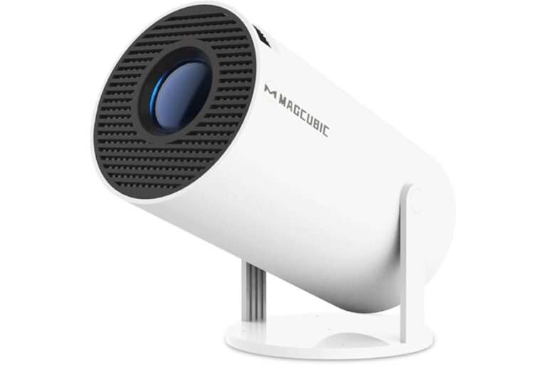 Lee más sobre el artículo Análisis Brutal + Comparativa Proyector Portátil con Android 14, Mini Proyector 4k 1080P Full HD Soporte 200ANSI 8000L, Videoproyector WiFi 5G BT 5.4, Cine