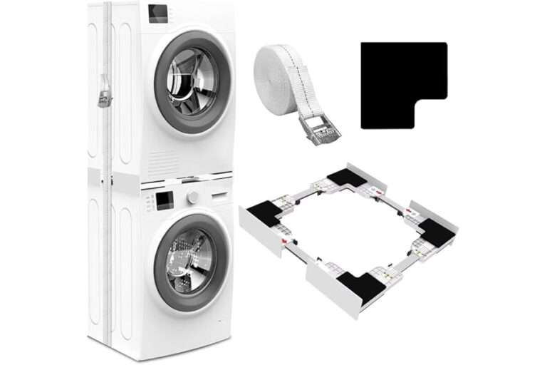 Lee más sobre el artículo Análisis Brutal + Comparativa NIUXX Kit de Unión Universal para Lavadoras y Secadoras, Kit Apilado Universal con Cuerda de Trinquete, Accesorios para Lavad