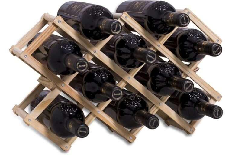 Lee más sobre el artículo Análisis Brutal + Comparativa Newaner botellero Vino Plegable almacenar 10 Botellas de Vino 45X12.5X31CM, Estante de Madera Hecho a Mano de 3 Niveles, Orga