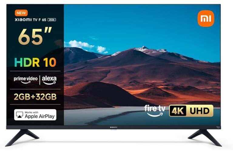 Lee más sobre el artículo Análisis Brutal + Comparativa XIAOMI TV F 65, 65 Pulgadas (165 cm), 4K UHD, Smart TV, Fire TV, Control por Voz Alexa, HDR10, MEMC, Modo Game Boost 120Hz,2G