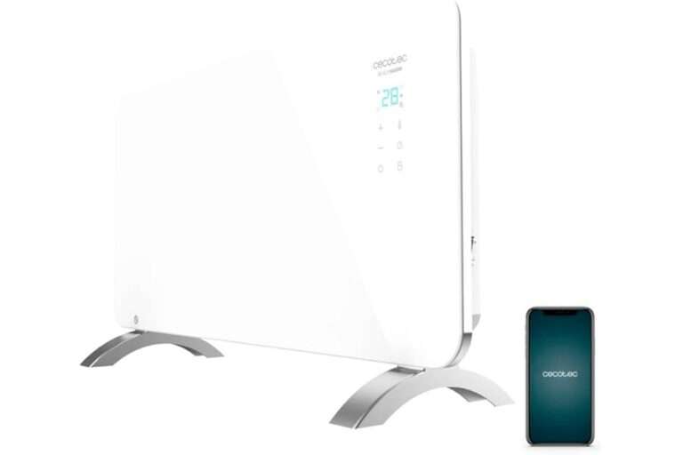 Lee más sobre el artículo Análisis Brutal + Comparativa Cecotec Radiador Eléctrico Bajo Consumo Ready Warm 6700 Crystal Connection. Wifi, 1500 W, Termostato Regulable, Temporizador,