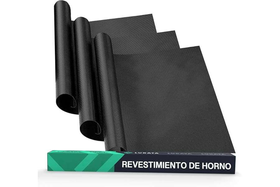 Análisis Brutal + Comparativa Hoja de Revestimiento de Horno (Paquete de 3) – Protectores de Horno Resistentes antiadherentes Reutilizables Grandes de 50×4
